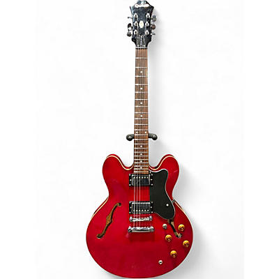 Used Epiphone ES335 Red Hollow Body Electric Guitar