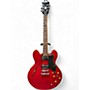 Used Epiphone ES335 Red Hollow Body Electric Guitar Red