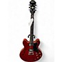 Used Epiphone ES335 Red Hollow Body Electric Guitar Red