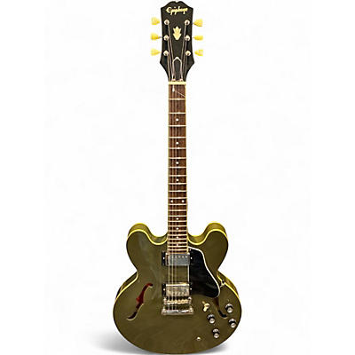 Used Epiphone ES335 Royal Olive Hollow Body Electric Guitar