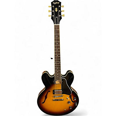 Used Epiphone ES335 Sunburst Hollow Body Electric Guitar
