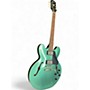 Used Epiphone ES335 Teal Hollow Body Electric Guitar Teal