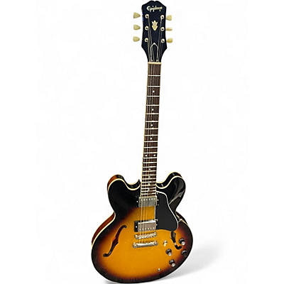Used Epiphone ES335 Tobacco Burst Hollow Body Electric Guitar