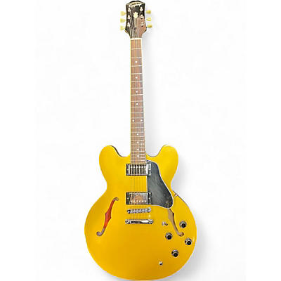 Used Epiphone ES335 Traditional Pro Metallic Gold Hollow Body Electric Guitar