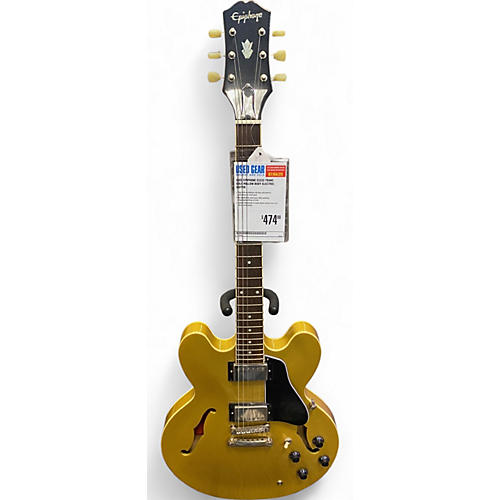 Used Epiphone ES335 Trans Gold Hollow Body Electric Guitar Trans Gold