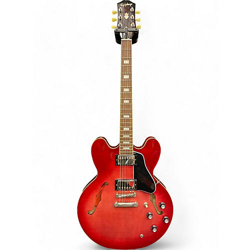 Epiphone Used Epiphone ES335 Trans Red Hollow Body Electric Guitar Trans Red