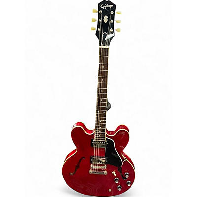 Used Epiphone ES335 Wine Red Hollow Body Electric Guitar