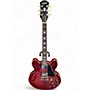 Used Epiphone ES335 figured IG Trans Red Hollow Body Electric Guitar Trans Red