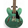 Used Epiphone ES335 green Hollow Body Electric Guitar green