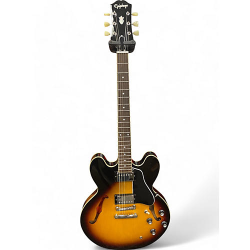 Epiphone Used Epiphone ES335 inspired by Gibson Iced Tea Hollow Body Electric Guitar Iced Tea