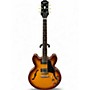 Used Epiphone ES335 inspired by gibson 2 Color Sunburst Hollow Body Electric Guitar 2 Color Sunburst