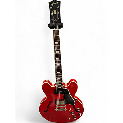 Used Epiphone ES335 red Hollow Body Electric Guitar
