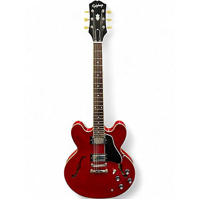 Used Epiphone ES335IG Crimson Red Trans Hollow Body Electric Guitar