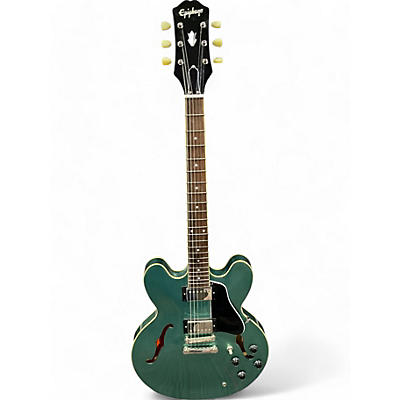 Used Epiphone ES335IG GREEN Hollow Body Electric Guitar