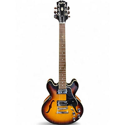 Used Epiphone ES339 3 Tone Sunburst Hollow Body Electric Guitar