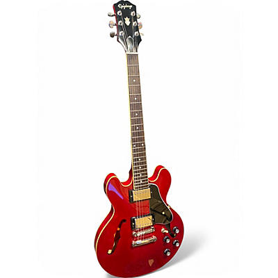 Used Epiphone ES339 Candy Apple Red Hollow Body Electric Guitar