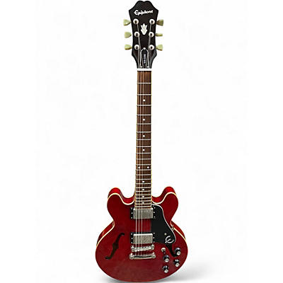 Used Epiphone ES339 Cherry Hollow Body Electric Guitar