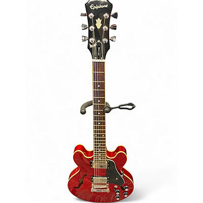 Used Epiphone ES339 Cherry Hollow Body Electric Guitar