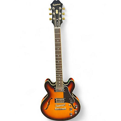 Used Epiphone ES339 DOT Vintage Sunburst Hollow Body Electric Guitar