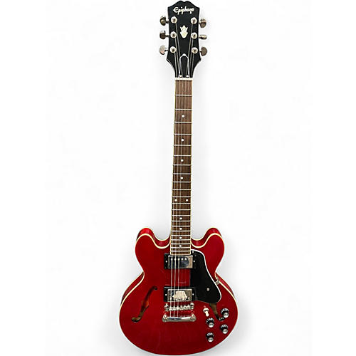 Used Epiphone ES339 Red Hollow Body Electric Guitar Red