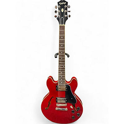 Used Epiphone ES339 Red Hollow Body Electric Guitar