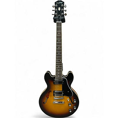 Used Epiphone ES339 Sunburst Hollow Body Electric Guitar