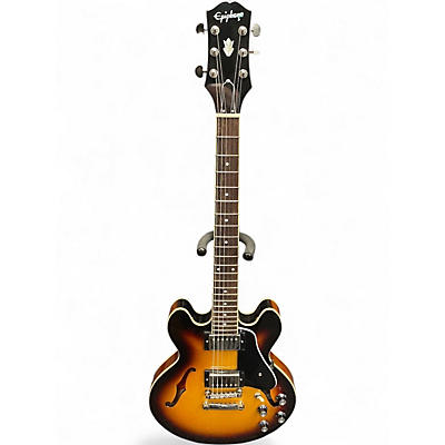Used Epiphone ES339 Sunburst Hollow Body Electric Guitar