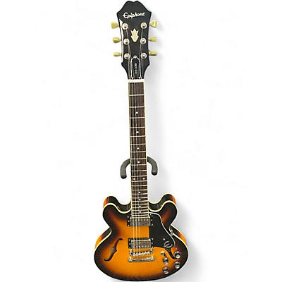 Used Epiphone ES339 Tobacco Burst Hollow Body Electric Guitar
