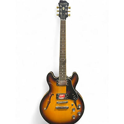 Used Epiphone ES339 Tobacco Sunburst Hollow Body Electric Guitar