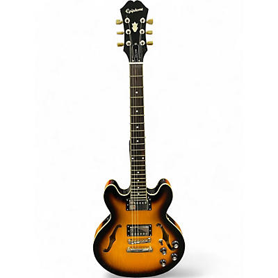 Used Epiphone ES339 Vintage Sunburst Hollow Body Electric Guitar