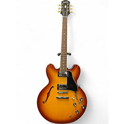 Used Epiphone ES355 2 Tone Sunburst Hollow Body Electric Guitar