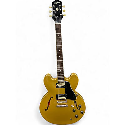 Used Epiphone ES355 Antique Gold Hollow Body Electric Guitar