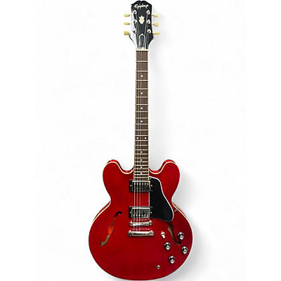 Used Epiphone ES355 Candy Apple Red Hollow Body Electric Guitar