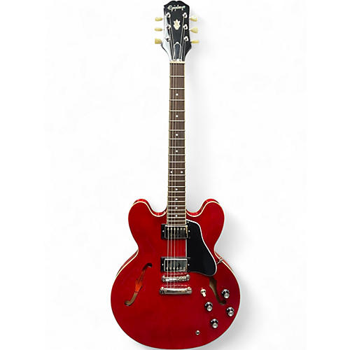 Used Epiphone ES355 Candy Apple Red Hollow Body Electric Guitar Candy Apple Red