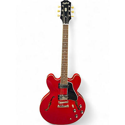 Used Epiphone ES355 Candy Apple Red Hollow Body Electric Guitar
