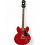 Used Epiphone ES355 Candy Apple Red Hollow Body Electric Guitar Candy Apple Red