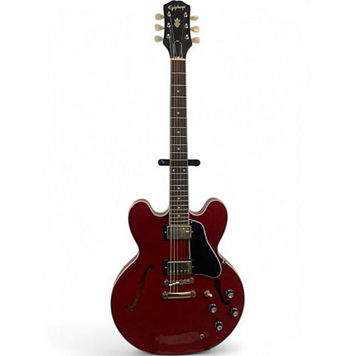Used Epiphone ES355 Cherry Hollow Body Electric Guitar Cherry