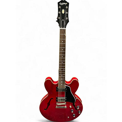 Used Epiphone ES355 Cherry Hollow Body Electric Guitar Cherry