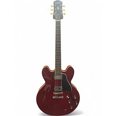 Used Epiphone ES355 Cherry Hollow Body Electric Guitar