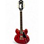 Used Epiphone ES355 Crimson Red Trans Hollow Body Electric Guitar Crimson Red Trans