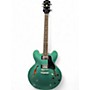 Used Epiphone ES355 Emerald Green Hollow Body Electric Guitar Emerald Green