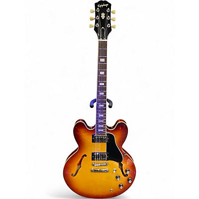 Used Epiphone ES355 FIGURED IG 2 Color Sunburst Hollow Body Electric Guitar