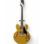 Used Epiphone ES355 Gold Hollow Body Electric Guitar Gold