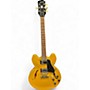 Used Epiphone ES355 Gold Hollow Body Electric Guitar Gold