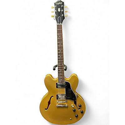 Used Epiphone ES355 Gold Hollow Body Electric Guitar