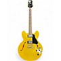 Used Epiphone ES355 Gold Hollow Body Electric Guitar Gold