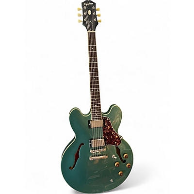 Used Epiphone ES355 Green Hollow Body Electric Guitar