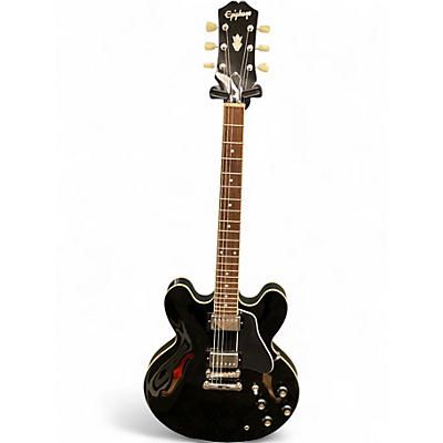 Used Epiphone ES355 IG Black Hollow Body Electric Guitar