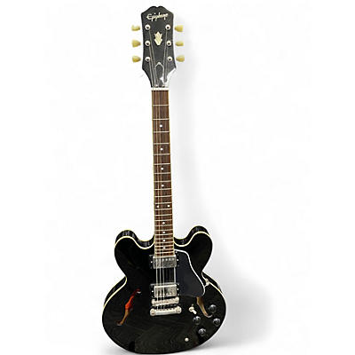Used Epiphone ES355 IG Black Hollow Body Electric Guitar