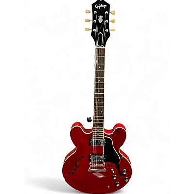 Used Epiphone ES355 IG Cherry Hollow Body Electric Guitar
